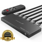 8K HDMI 2.1 Switch Switcher Splitter With Remote 5 In 1 Out 48Gbps High Speed