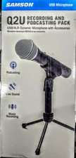 Samson Q2U Recording and Podcasting Pack USB/...
