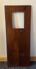 Reclaimed from Science Lab Solid Iroko Hardwood Worktop