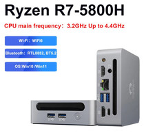AMD Ryzen 7 5800H Windows11 MINI PC DDR4 32GB RAM 1TB SSD RTL8852, BT5.2 Desktop