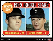 1969 Topps #173 Bob Christian / Gerry Nyman White Sox RCs RC 6 - EX/MT