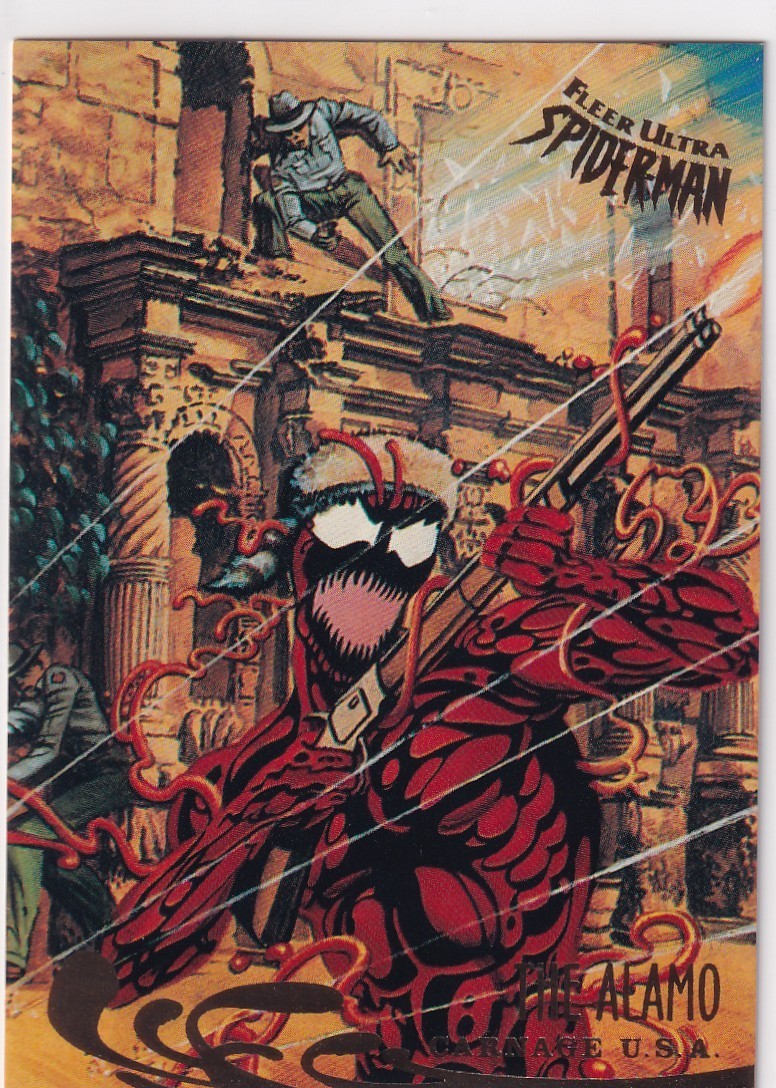 The Alamo #139 Marvel 1995 Ultra Spider-Man Premier trading card — raw and PSA graded price guide