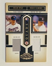 2004 Playoff Honors Nolan Ryan Roger Clemens Kerry Wood Beckett 7/100 GU Jersey