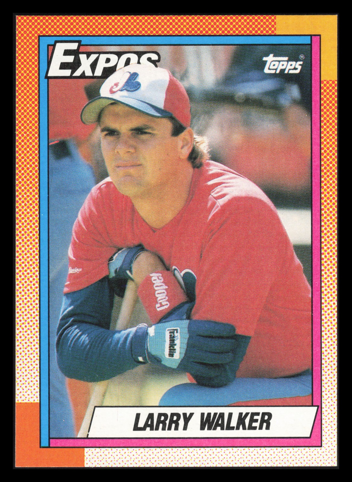 Larry Walker RC 1990 Topps #757 Montreal Expos