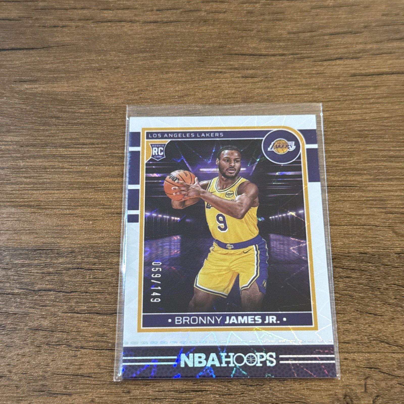 2024-25 Panini Nba Hoops - Rookies Bronny James #280 White Explosion /149 (RC)