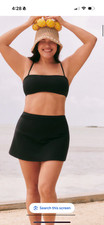Spanx shape Swim Hi-Rise Bikini Skirt built-i...