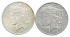 1923 & 1924 & Peace Silver Dollar $1 Bullion Collection Lot *858