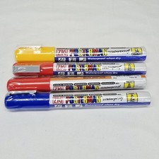 4 ZIG Posterman Waterproof Pens - 1-2mm tip chalkboards / mirrors/ ceramic
