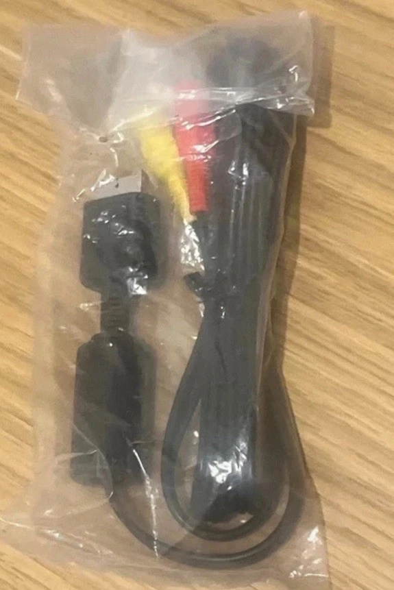 Cable AV Oficial Sony PlayStation 1 y 2 Nuevo Precintado