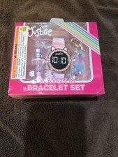 Justice Girls Watch And Bracelet Set. Brand New In Original Box