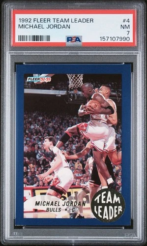 Jordan 1992 Fleer Jordan #4