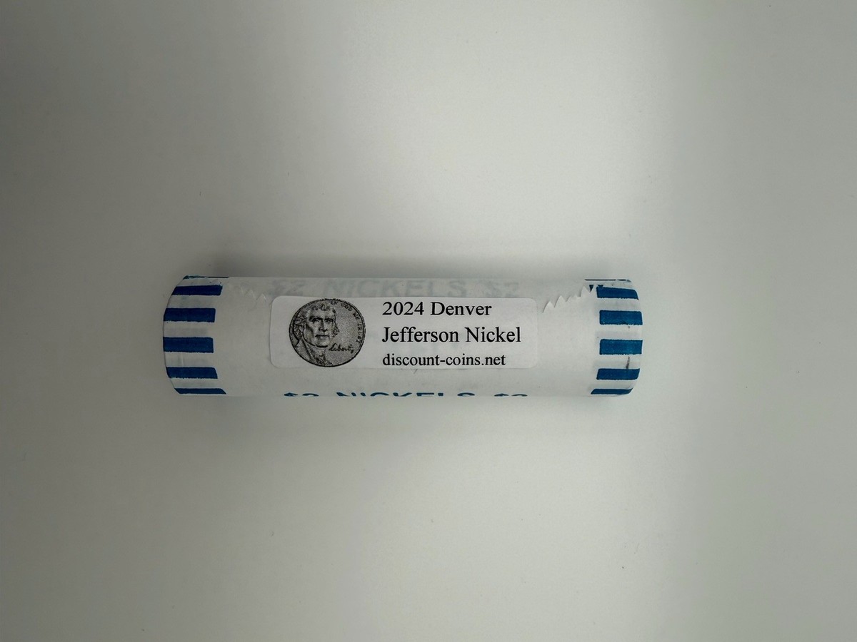 2024 D Denver Jefferson Nickel $2 Roll 40 Coins | eBay