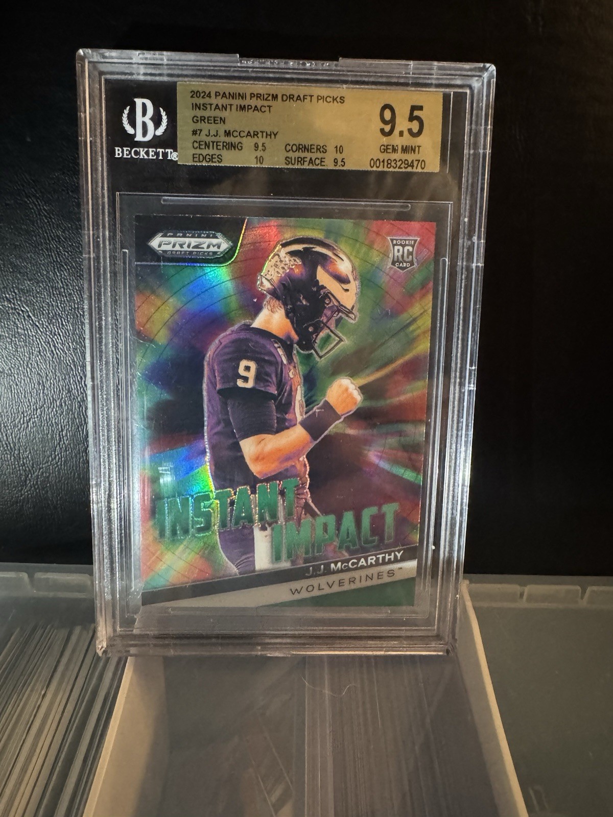 2024 Panini Prizm Draft Picks - Instant Impact J.J. McCarthy #II-JJM (RC)