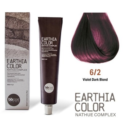 BBcos Earthia Color Nathue Complex 6/2 Violet Dark Blond 100ml