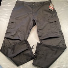 NWT Rothco 2971 Men  s Black Relaxed Fit BDU Cargo Pants XL Tactical Military