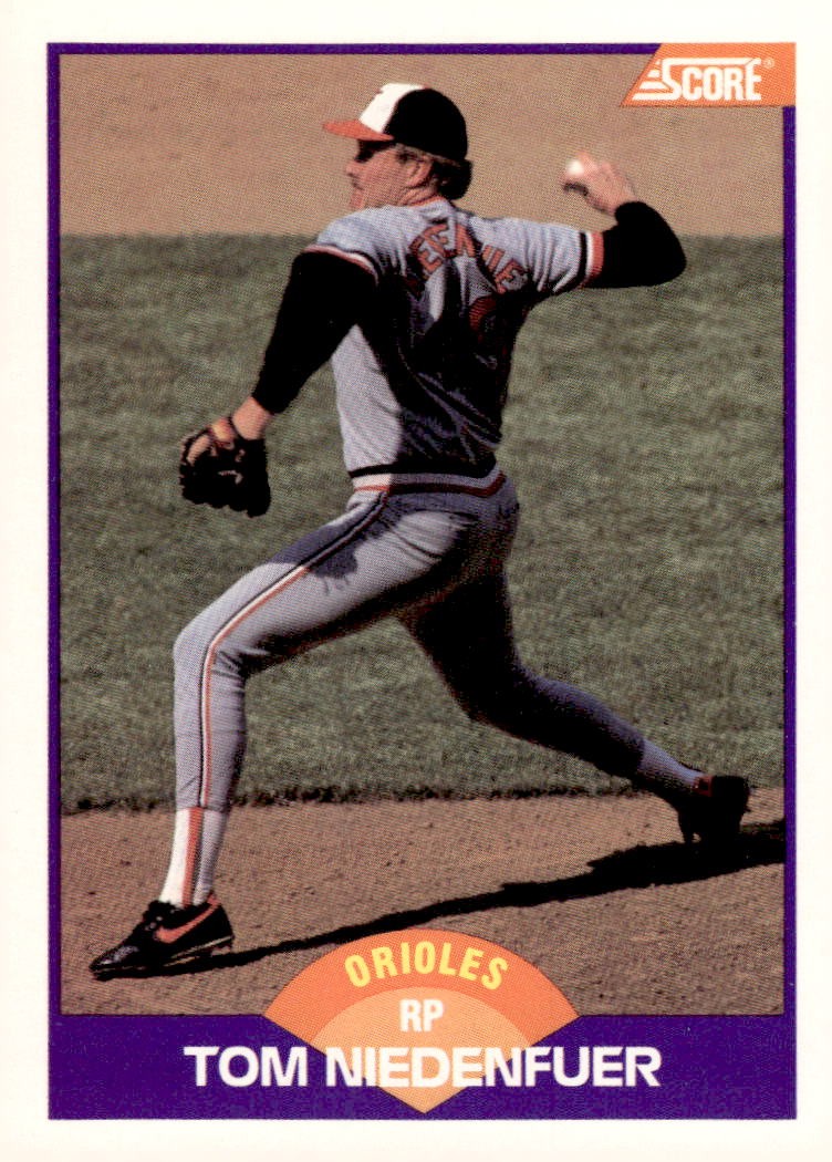 1989 Score #252 Tom Niedenfuer