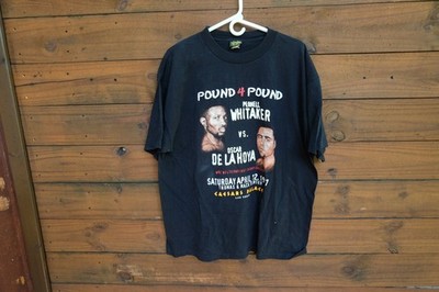 Vintage 1997 Oscar De La Hoya vs Pernell Whitaker BShirt Large Caesar's XXL(53-1