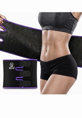 Waist Trimmer Sweat Waist Trainer for Wome and Men Waist Sweat Belt Band RIYA Sm