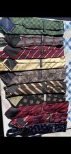 Lot Of 18 Vintage Neck Ties - Big Asst Of Brands And Styles - Pre Owned