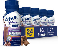 High Protein Bottled Milk Chocolate Nutrition Shake with Fiber, Ready to Drink,