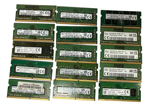 LOT OF 15 MEMORY 8GB 1/2Rx8/16 PC4 2400T 3200AA 2133P Assorted Brands Laptop RAM