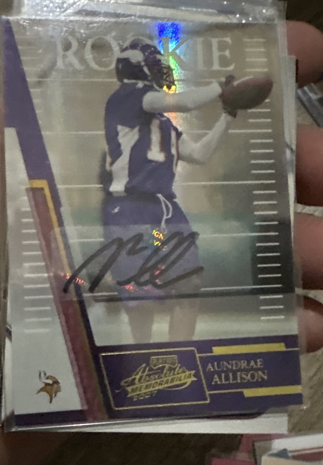 2007 Playoff Absolute Memorabilia - Rookie Aundrae Allison #205 /349 (AU, RC)