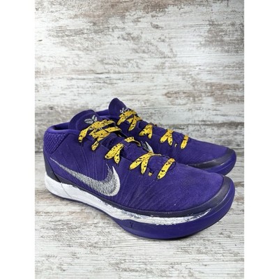 Mens Nike ID By You Kobe AD Mid Purple/Yellow Lakers Sz 12.5 Athletic Basketball