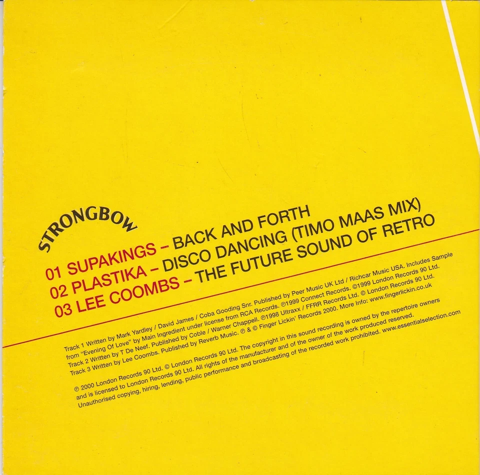 STRONGBOW PRESENT ESSENTIAL SELECTION SPRING 2000 ( Mixed by Pete Tong ) - Bild 2 von 3