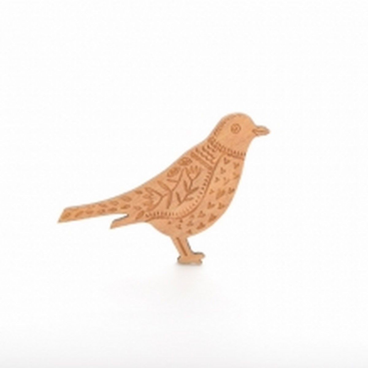 Bulk Buy - Bird Brooch - Wood - Fair Trade - 10 Items Wedding Party Favour NEW