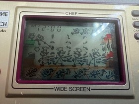 Box, With Manual Working Nintendo Game & Watch Chef FP-24