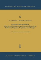 Harnblasentumoren H. -D. Adolphs (U. A.) Taschenbuch X Deutsch 1979 Steinkopff