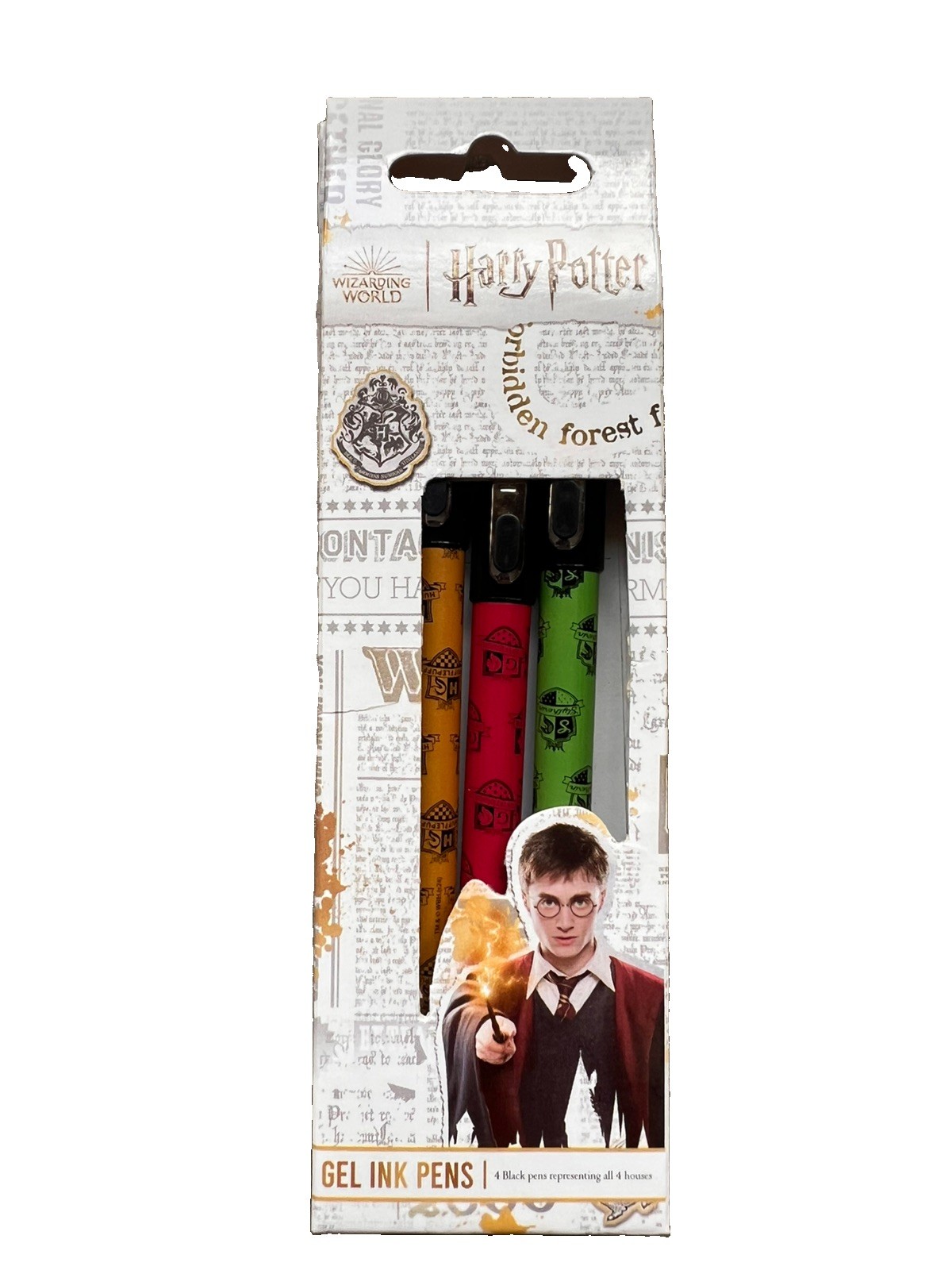 Harry Potter Gel Ink Pens 4 In Pack Stationery Pens Home School Office Use New - Image 3