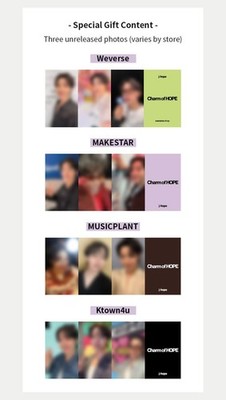 BTS J-HOPE CHARM OF HOPE SPECIAL LUCKY DRAW LD PHOTOCARD