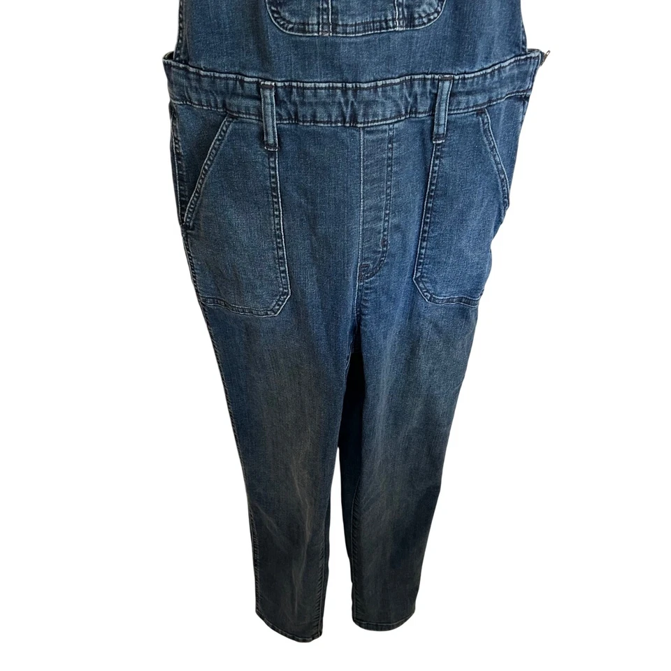 Mono vaquero GAP para mujer talla L azul jean mono babero pantalones Y2K moda cremallera Foto 4 de 4