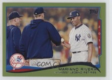 2014 Topps Season Highlights Checklist Retail Green Mariano Rivera #321 HOF 6k2