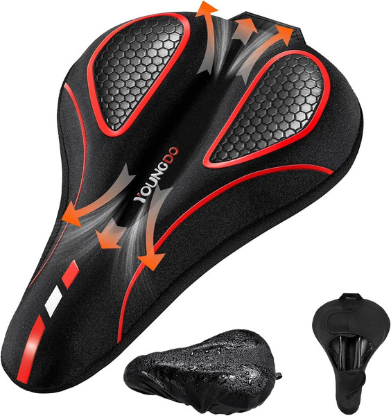 Fahrradsattel ÜBerzug, Ergonomischer Gel Sattelbezug, Fahrradsitz Polsterung, We-image