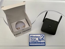 WiFi Reapeater 300 Mbps Wi-Fi Range Extender - Black 2.4 Ghz New Open Box 