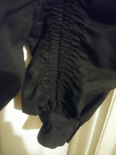 Prologue Women's Black Long Sleeve Ruffle Button-Up Shirt Size Large - Picture 8 of 9