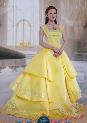  Hot Toys 1/6 Scale Beauty and the Beast Emma Watson BELLE Action Figure statue - Afbeelding 1 van 2