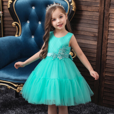 little girls formal dresses Royal Blue Ballgown Dress for Little Girls main image 0