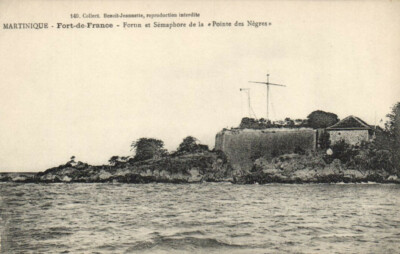 PC MARTINIQUE, FORT DE FRANCE, FORTIN ET SEMAPHORE, Vintage Postcard (b41068)