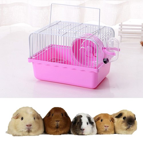 Bottle Portable Travel Rodent Cage Animal Carrier Hamster Small Animal