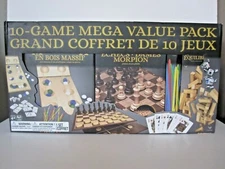 Cardinal 10 Game Mega Value Pack Chess Checkers Poker Dice Cards Dominoes + More