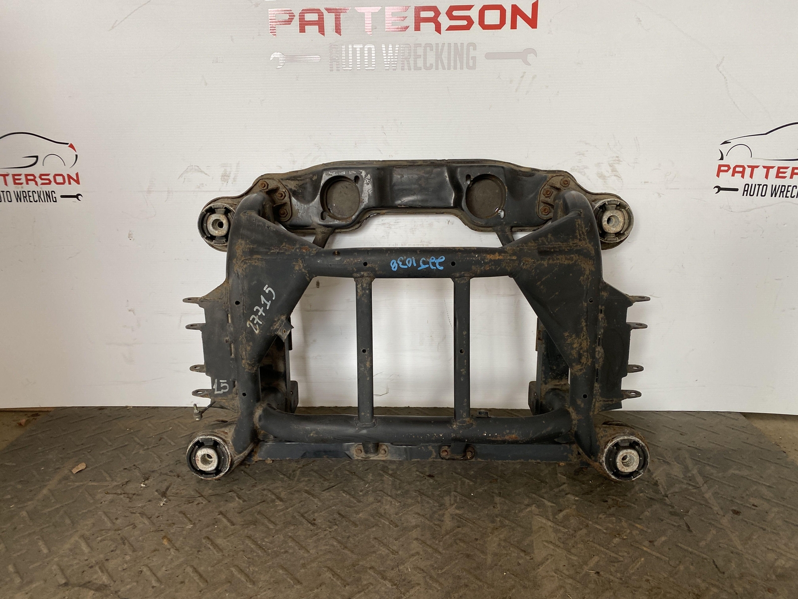 04-07 MASERATI QUATTROPORT M139 REAR SUSPENSION CARRIER SUBFRAME CROSSMEMBER