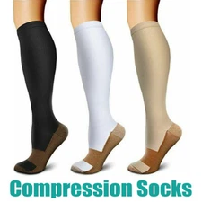 20-30 Mmhg Graduated Compression Socks Medical Stockings For Varicose Veins