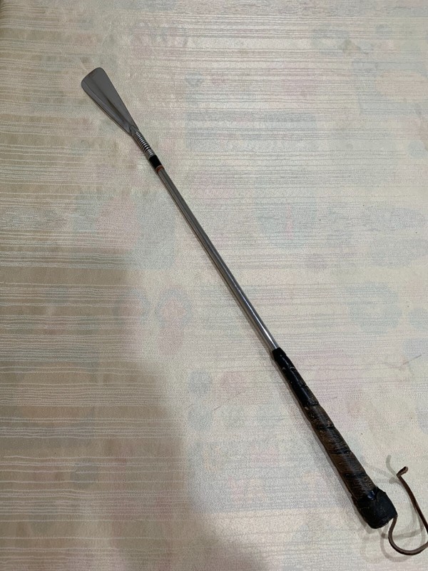 Kinsman Spring Action Long Handled Jockey Shoehorn 26" Shoe Horn