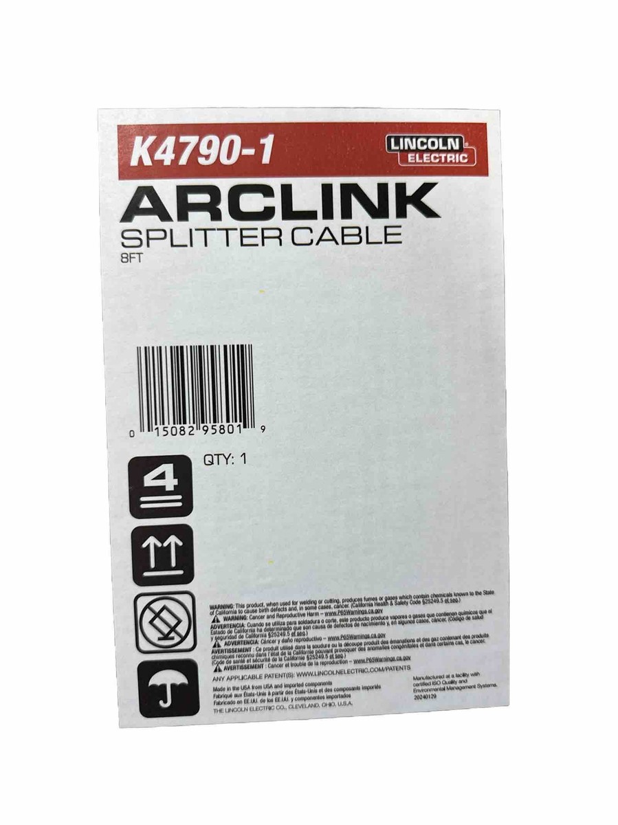 K4790-1 Lincoln Electric ARCLINK SPLITTER CONTROL CABLE 8FT | eBay