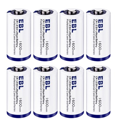 8x Ebl 1600mah Cr123a Cr123a 3v Cr123 Dl123 Ultra Lithium Battery Exp 2029 Box Ebay