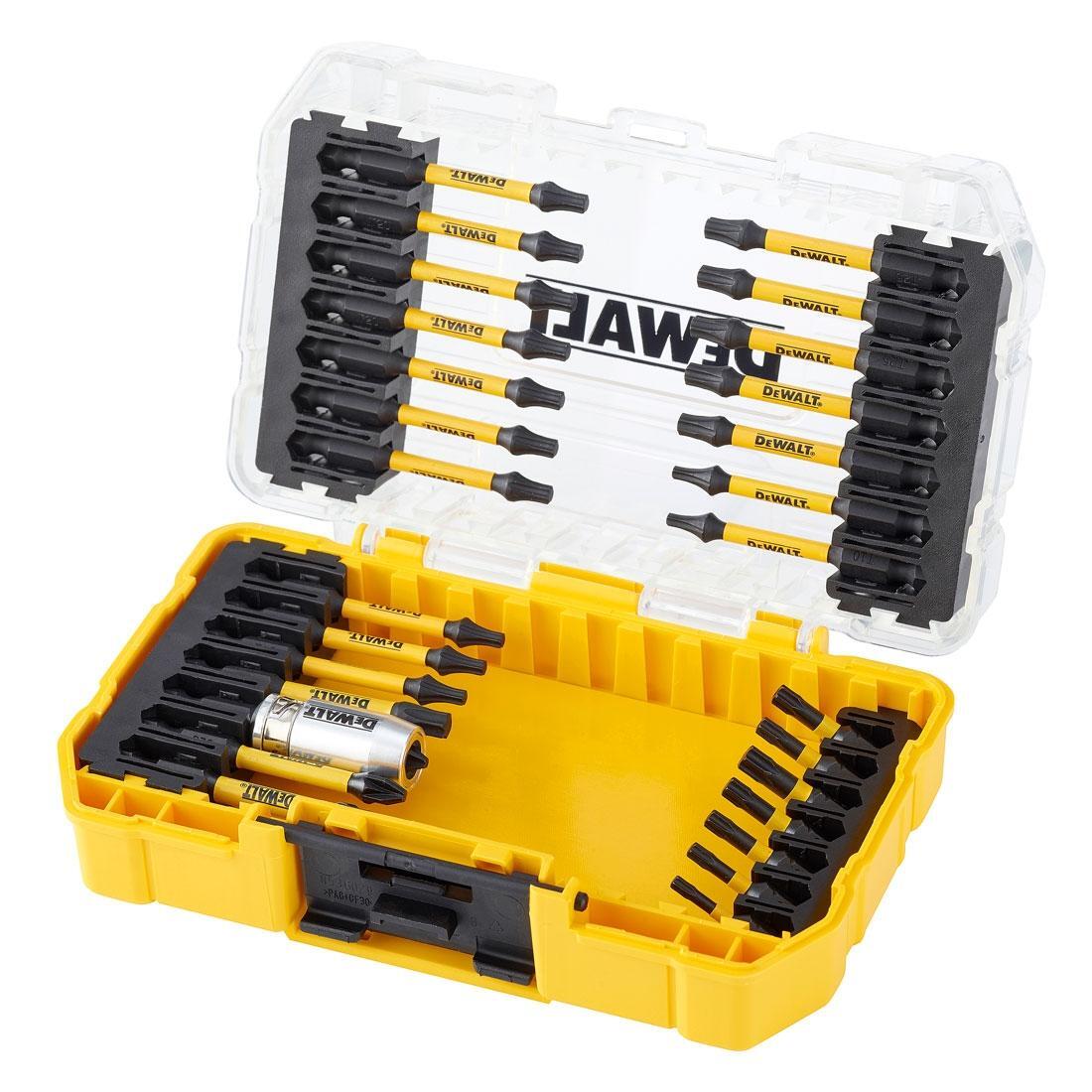 DeWalt DT70734T 29 Pcs FLEXTORQ Screwdriver Bit Set Fits In TStak Caddy Case