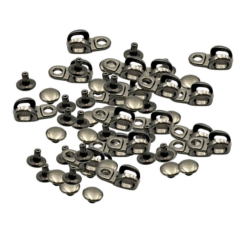 10/25/60/100 sets - 10mm-3/8 Brass laarzen haak oogje gespen Riding Hiking schoenen kamp klimmen reparatie DIY Fitting met wasmachine Pick gereedschap - België
